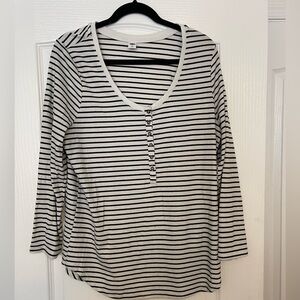 Old Navy Striped Henley